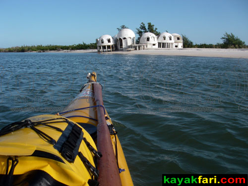 flex maslan kayakfari cape romano dome homes kayak paddle camp beach erosion florida ten thousand islands