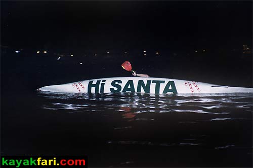 Flex Maslan Kayak Winterfest Boat Parade Christmas lights kayakfari alien Ft Lauderdale Holidays santa sombrero paddle photography