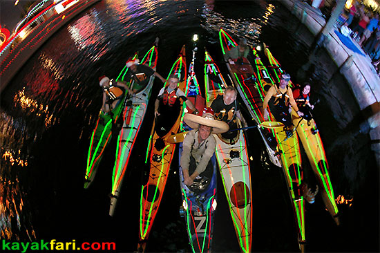 kayakfari Seminole Winterfest Boat Parade kayak 2011
