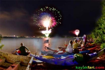 kayak july 4 miami kayakfari paddle flex maslan miami kayak club night fireworks