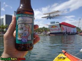 kayakfari.com Red Bull Flugtag Miami kayak downtown biscayne 420 bay florida panoramic paddle Flex Maslan