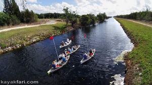 Miami River kayakfari Okeechobee Everglades Flex Maslan canoe expedition paddle River of Grass 2014 kayak florida aerial