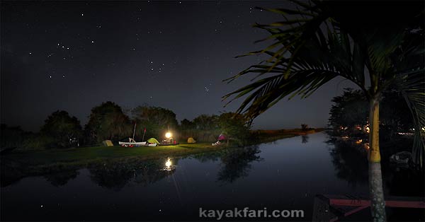 Flex Maslan kayakfari photographer kayak camping stars night Everglades landscape pano print art Florida Bay slough shark miami river canal mack's fish camp
