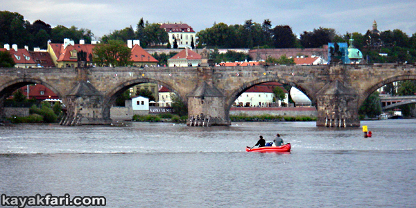 Flex Maslan Prague kayak vltava kayakfari art photography charles bridge czech republic 420 Vysehrad kajak river gothic castle weir lock