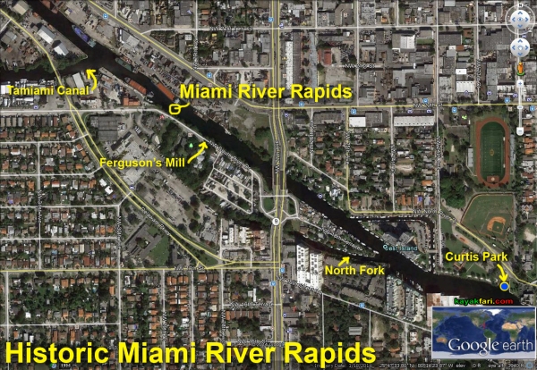 Flex Maslan kayak Miami river kayakfari paddle Biscayne bay south florida photography scenic history shipyard urban rapids satellite