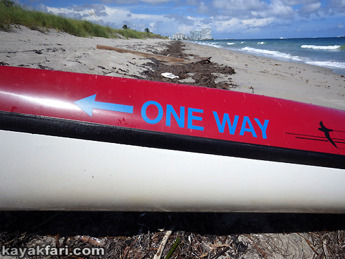 Flex Maslan kayakfari Florida Kayak paddle surfski rasta irie tropical beach fall life dania ft lauderdale