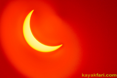 Flex Maslan kayakfari eclipse solar everglades photography sun moon pentax florida everglades kayak miami