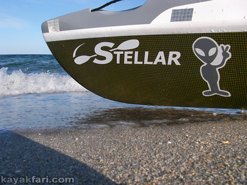 Flex Maslan kayakfari stellar surfski ses multisport kayak grey ghost miami biscayne vkoc paddle