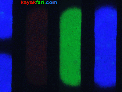 Flex Maslan kayakfari photography sub-pixel macro rgb crt tv color additive white light slot mask GIF