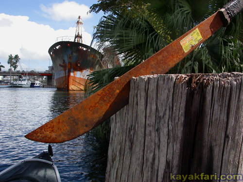 Flex Maslan kayak Miami river kayakfari paddle Biscayne bay south florida photography scenic history shipyard urban