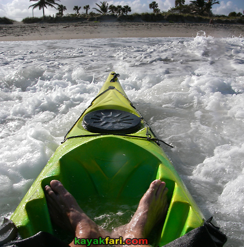 flex maslan surf zone kayak dania kayakfari beach paddle waves ft lauderdale rtm disco John Lloyd Mizell-Johnson park