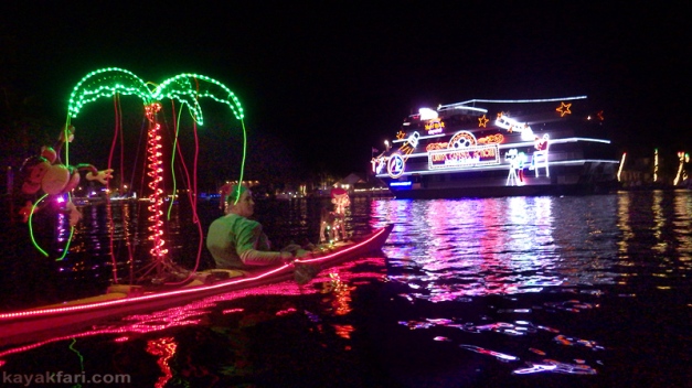 Flex Maslan Kayak Winterfest Boat Parade Christmas lights LED kayakfari Ft Lauderdale Holidays paddle photography 2019
