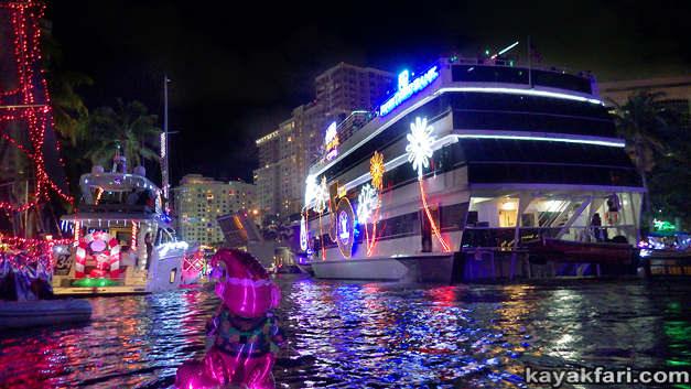 Flex Maslan Kayak Winterfest Boat Parade Christmas lights LED kayakfari Ft Lauderdale Holidays paddle photography alien