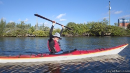 flex maslan kayakfari dania kayak ft lauderdale new year river Jerry Blackstone paddle loop canal south florida