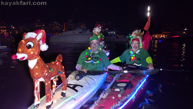 Flex Maslan Kayak Winterfest Boat Parade Christmas lights LED kayakfari Ft Lauderdale Holidays paddle photography alien 2022