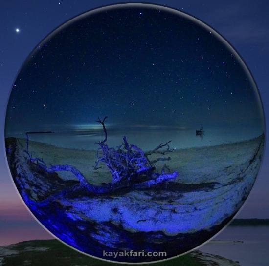 Flex Maslan everglades sky kayakfari stars photography night moon fisheye florida bay landscape bubble 360